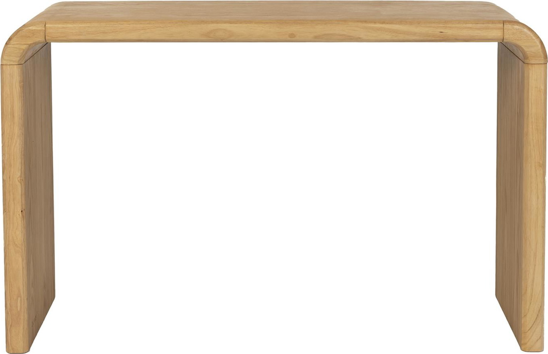 Konsolbord / aflastningsbord Zuiver Brave mørk sand 120×38×75 cm egetræsfiner & gummitræ