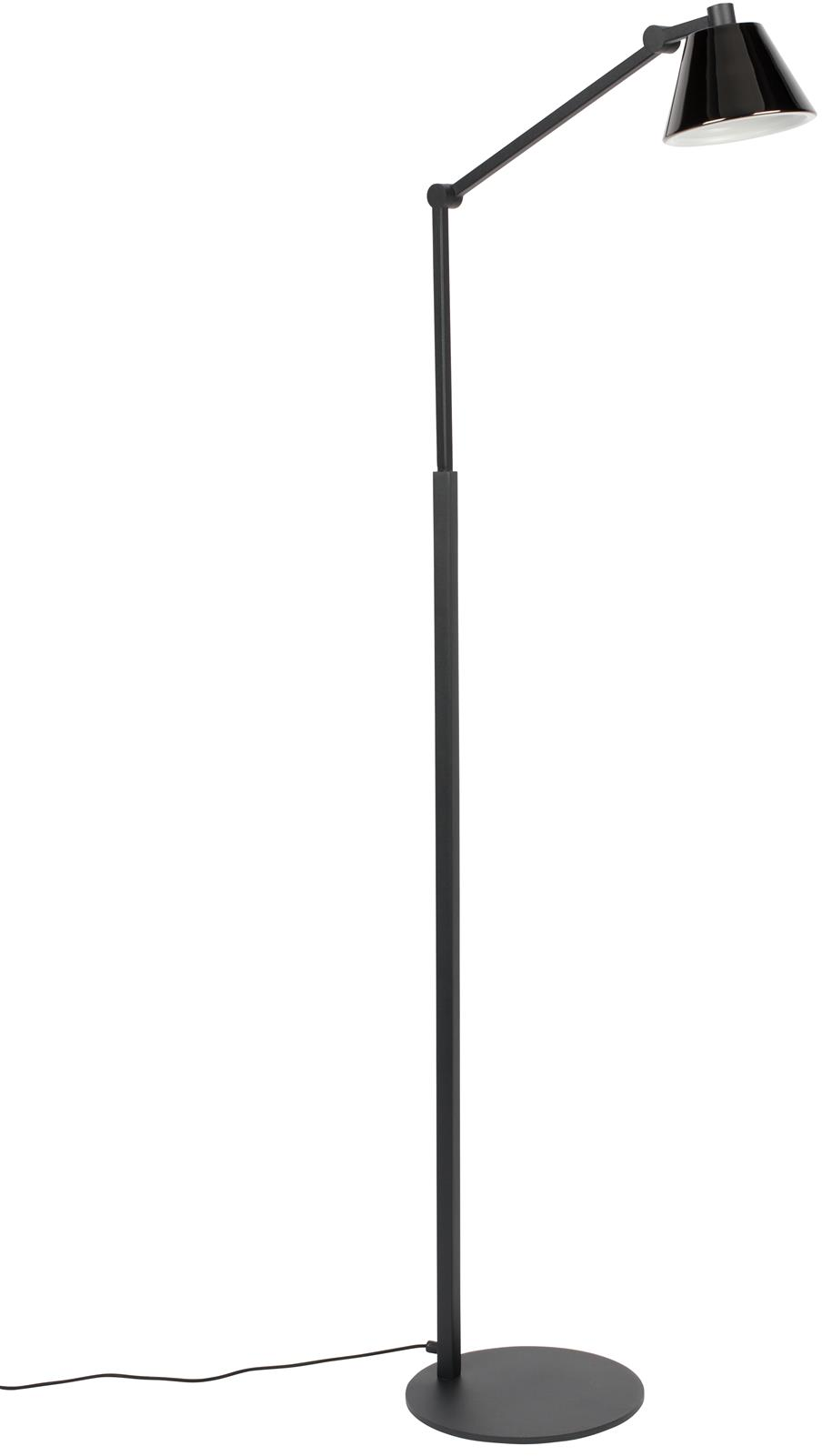 Gulvlampe/stålampe Zuiver Lub askegrå jern højdejusterbar med integreret lyskilde