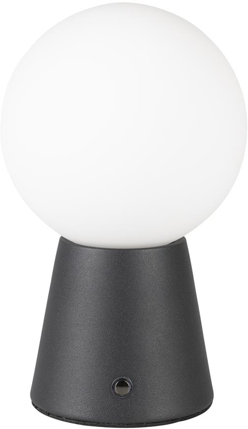 Zuiver Stellar bordlampe i offwhite glas med dæmper D12×H19,5 cm