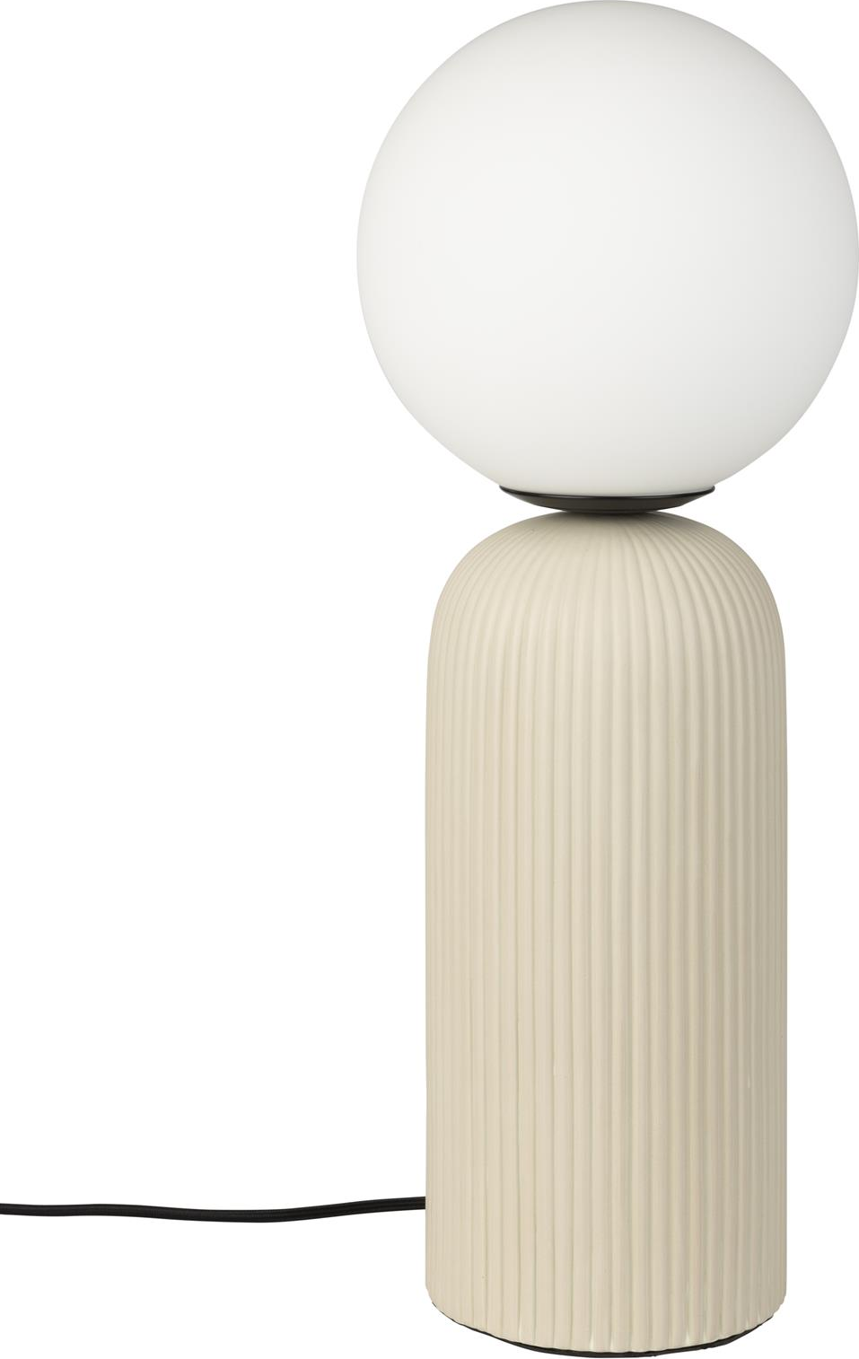 Bordlampe Zuiver Dash perlemor opalglas keramik Ø20 x H53 cm