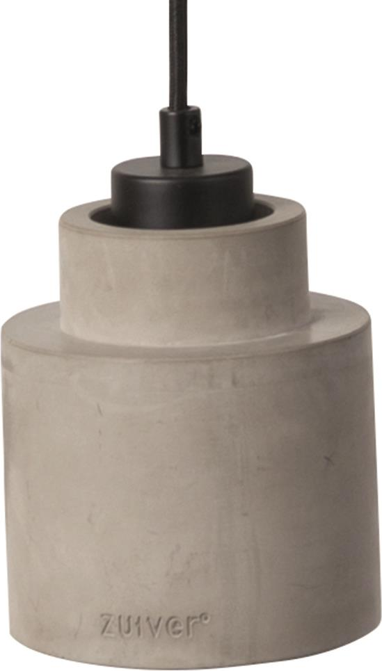 Pendellampe Zuiver Left i stengrå beton Ø11×150 cm dæmpbar moderne indendørs belysning