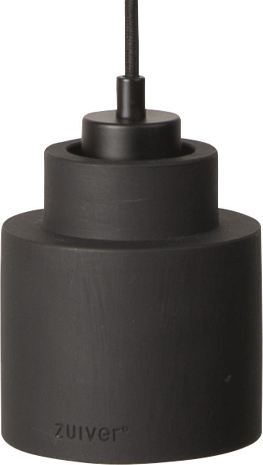 Pendellampe Zuiver Left loftlampe askegrå beton Ø11 x H150 cm