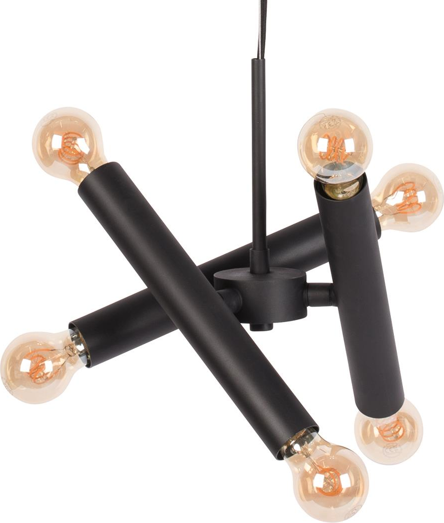 Pendellampe Zuiver Hawk i perlemorsfarvet jern, dæmpbar med 6 x E27 H170×B17×L39 cm