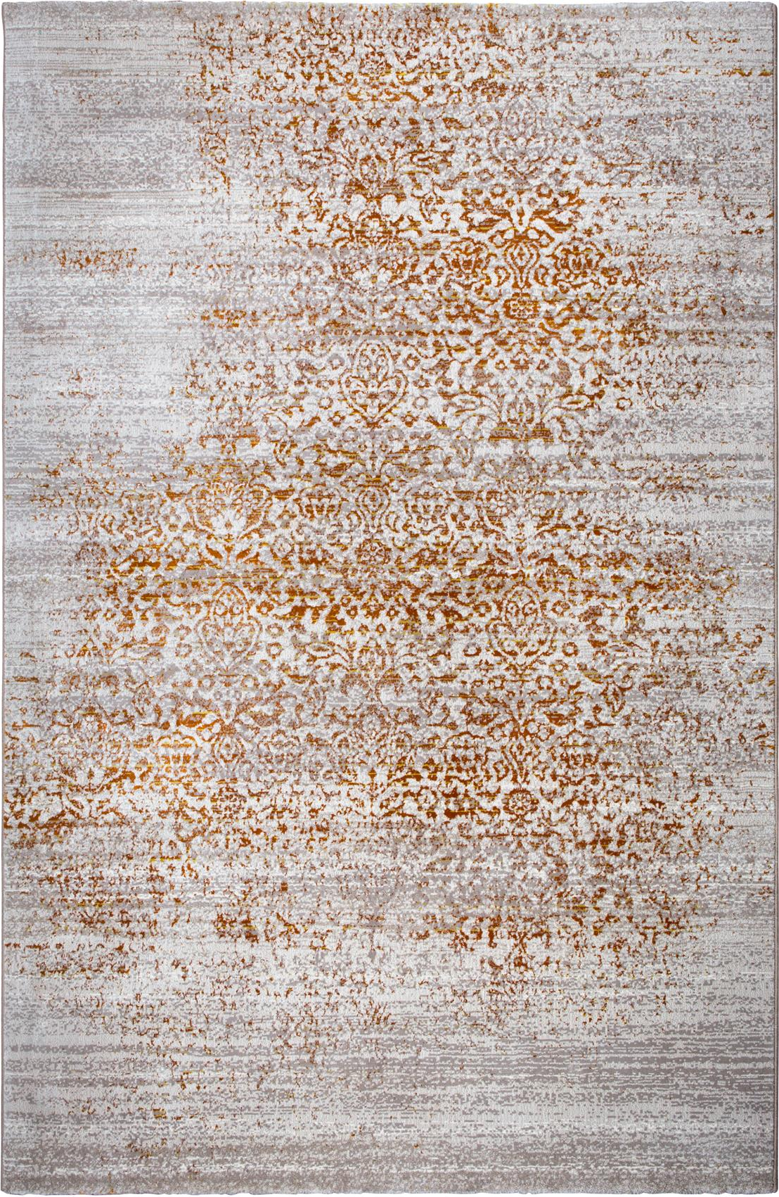 Gulvtæppe Zuiver Magic sølv 240x240 cm blødt varmesat polypropylen med jute-underlag