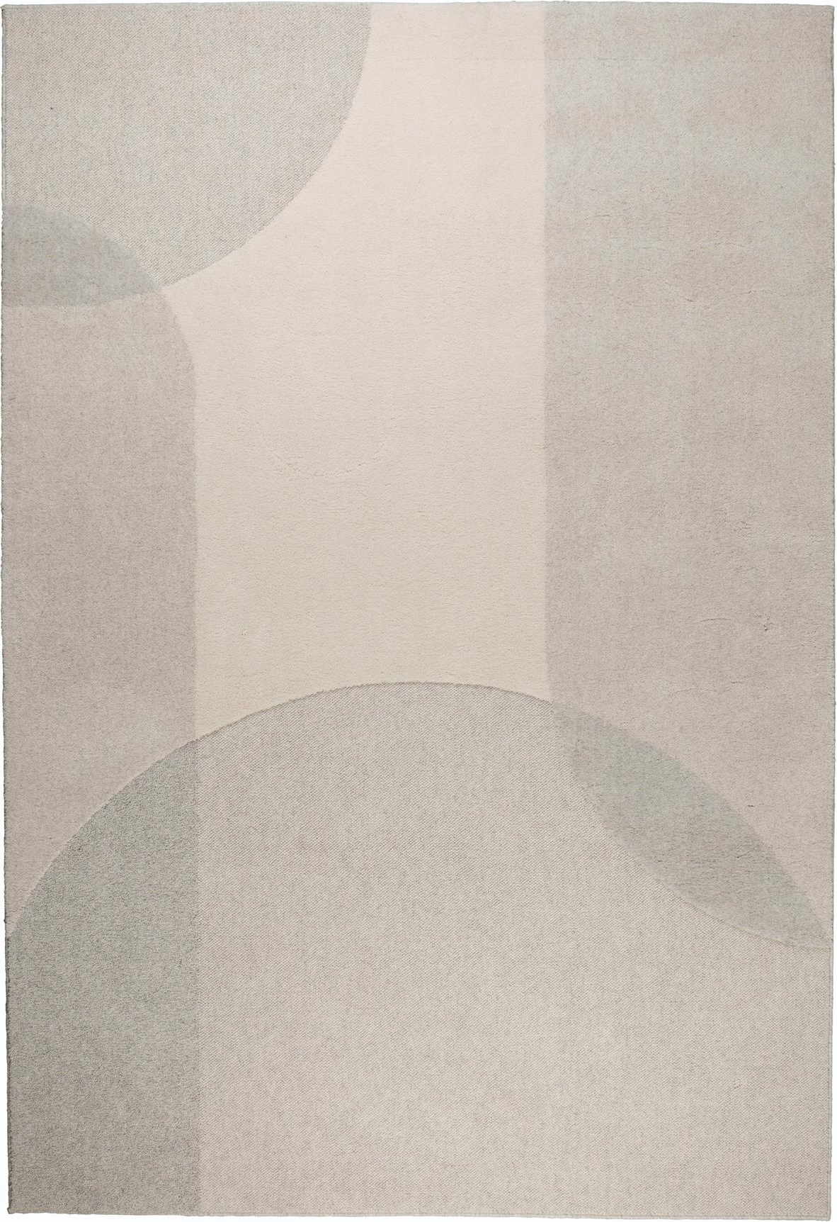 Zuiver gulvtæppe Dream 70% uld/30% viskose lysgrå 230x160 cm med jute-bagside