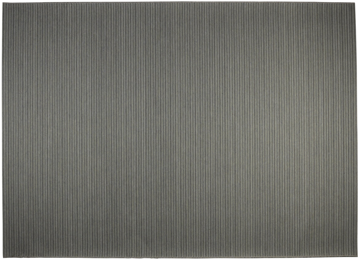 Gulvtæppe Zuiver Waves 200 x 300 cm mørkegrå 100% uld