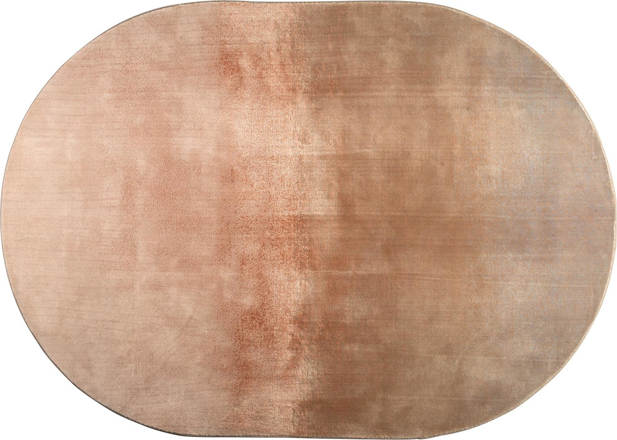 Gulvtæppe Zuiver Sunset oval 160x230 cm mørk sand