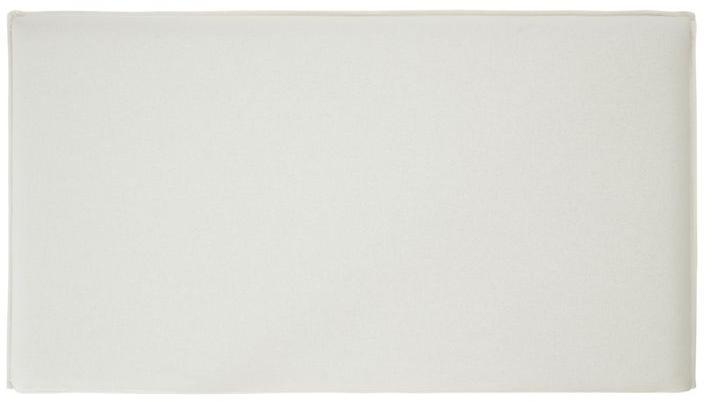 Sengegavl byNORD Hesthoei sengehovedgærde Snow 150×80 cm polstret