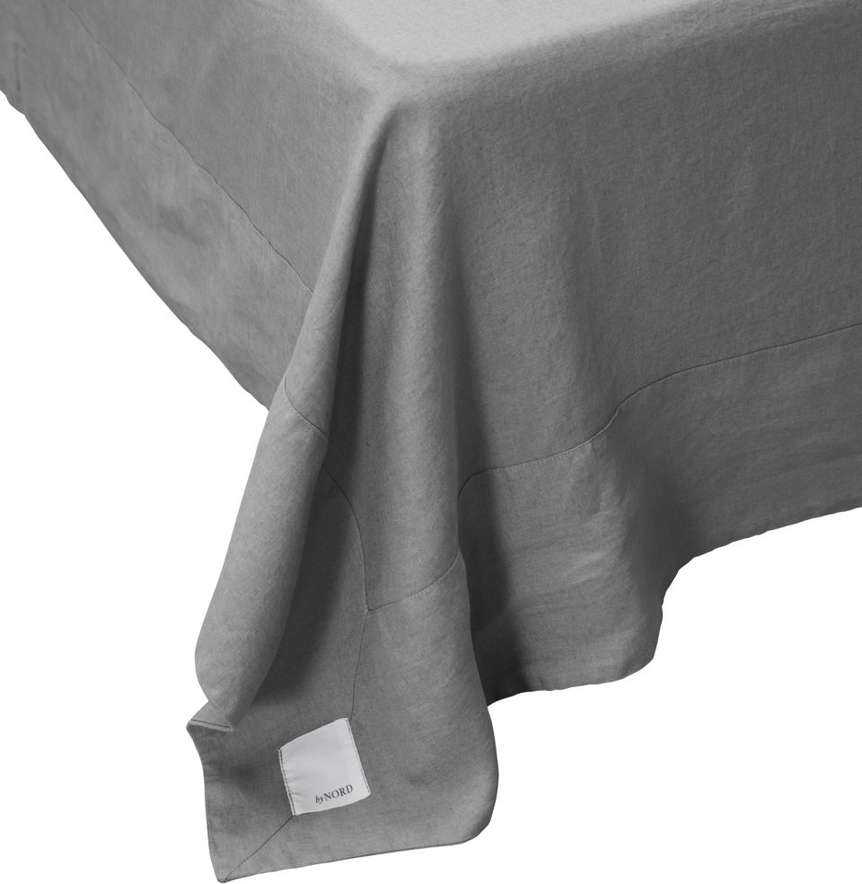 Sengekappe byNORD Gunhild 160x280 cm hør stonewashed rock sengetæppe