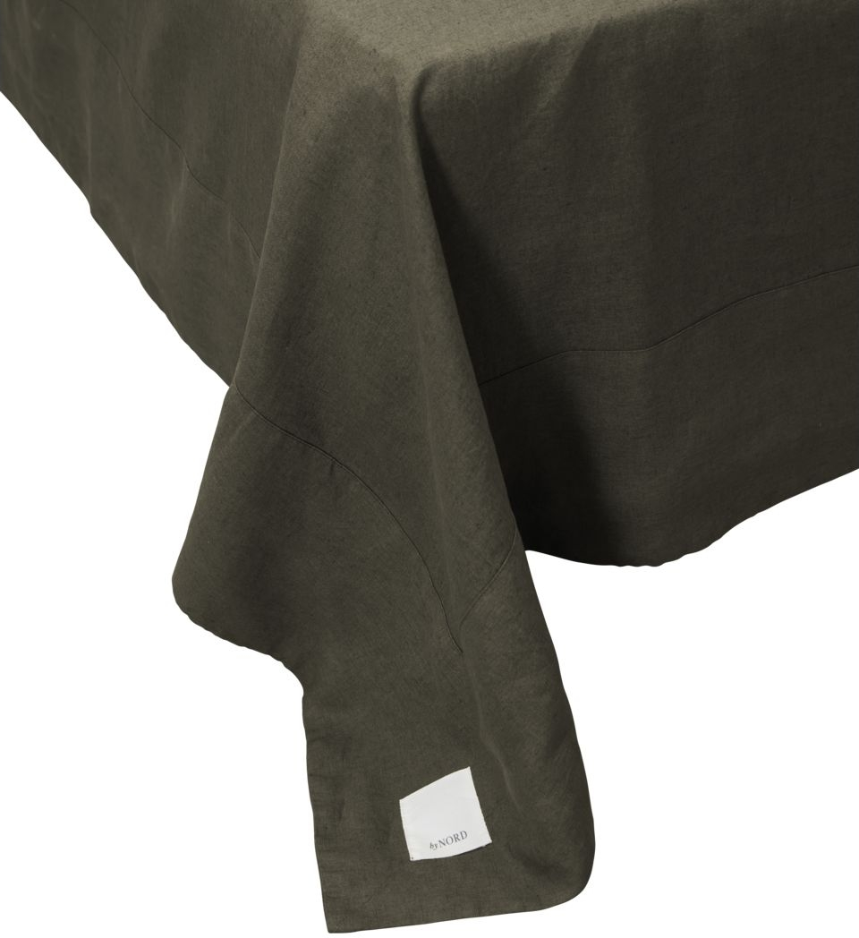 Sengekappe & sengetæppe byNORD Gunhild 210 x 280 cm stonewashed hør bark