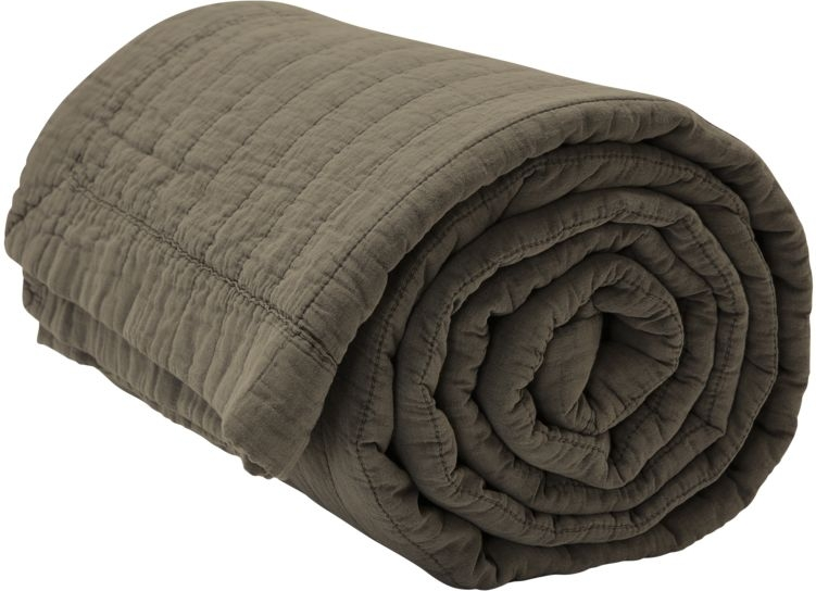 Vatteret quilt-sengetæppe byNORD Magnhild 160x280 cm bark