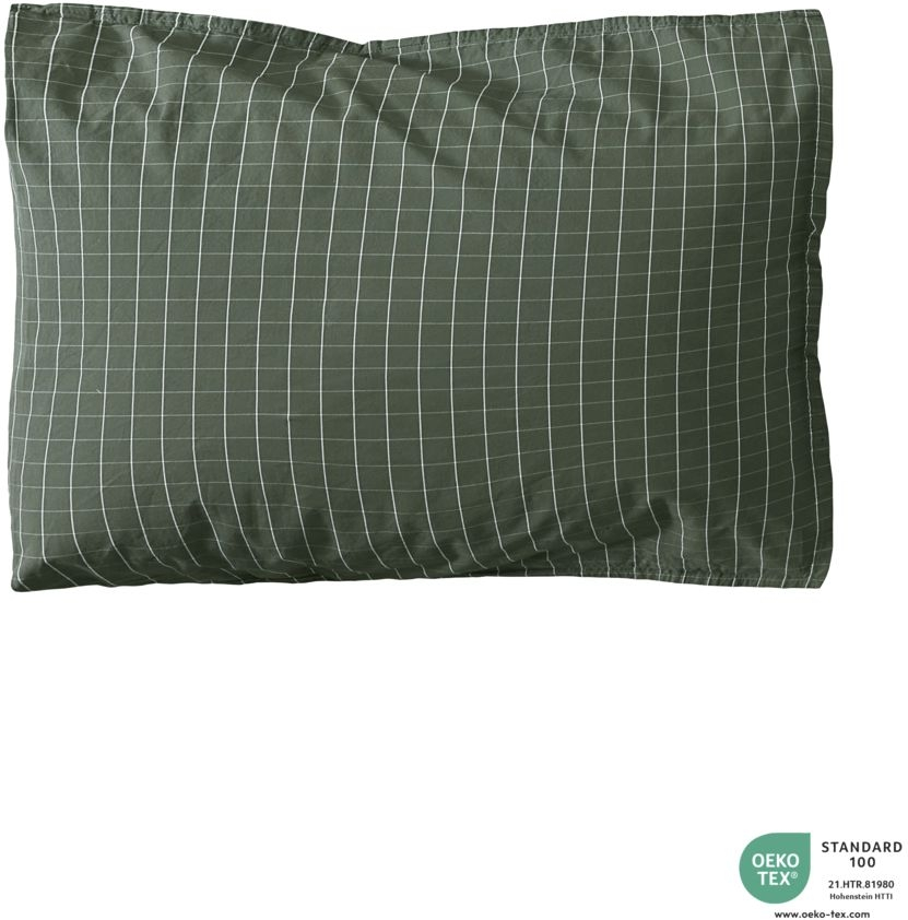 Pudebetræk/pudevar byNORD Erika 50x70 cm økologisk bomuld Forest w. snow