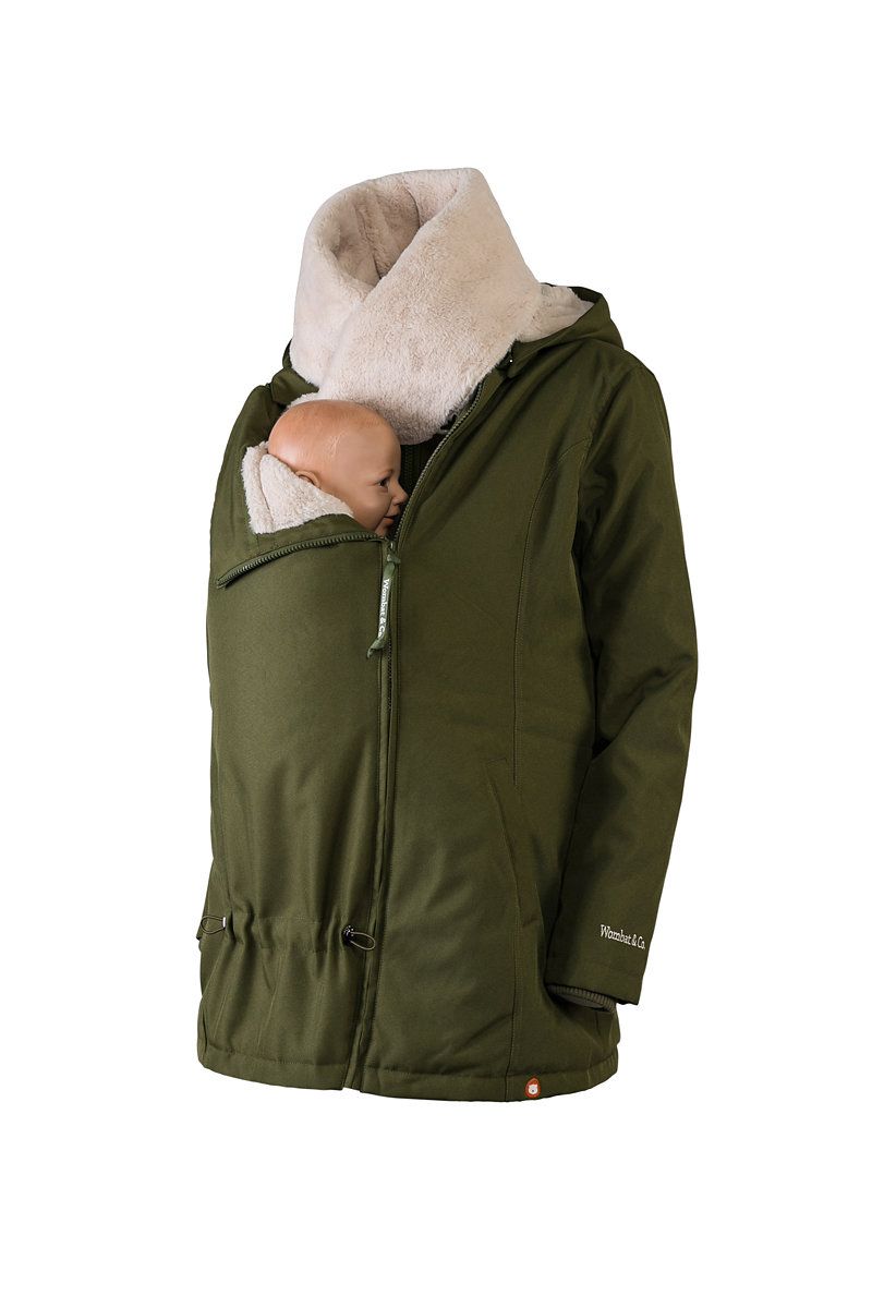 Bærejakke Wombat Wallaby Forest - Green / Beige - S