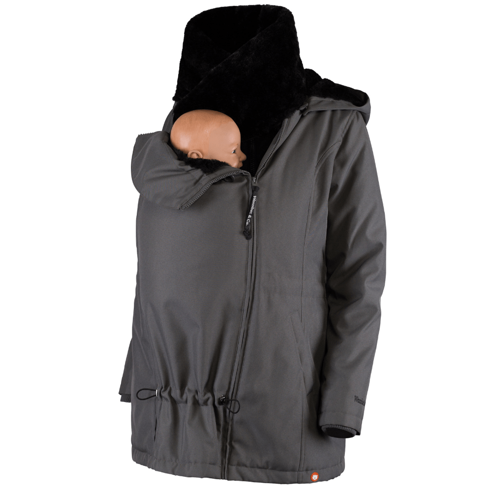 Bærejakke Wombat Wallaby Grey - Grey / Black - XXXL