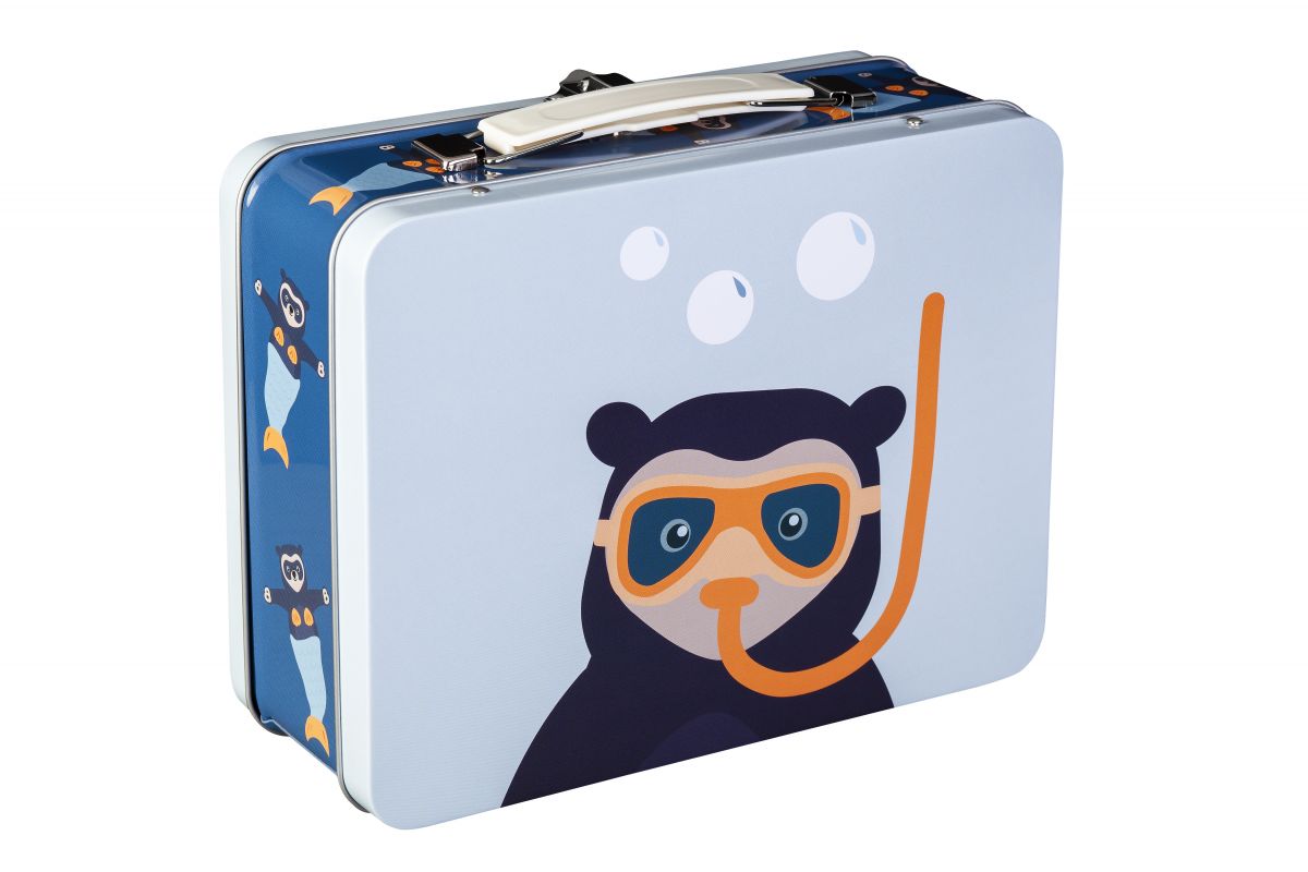 Blafre Tin kuffert - Brille Bjørn