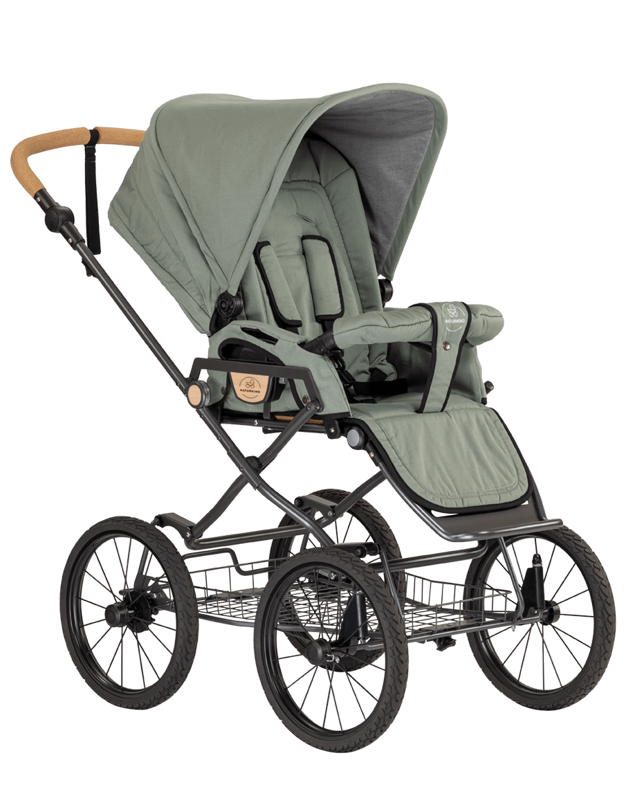 Naturkind Klapvogn IDA - Jade (støvet grøn)