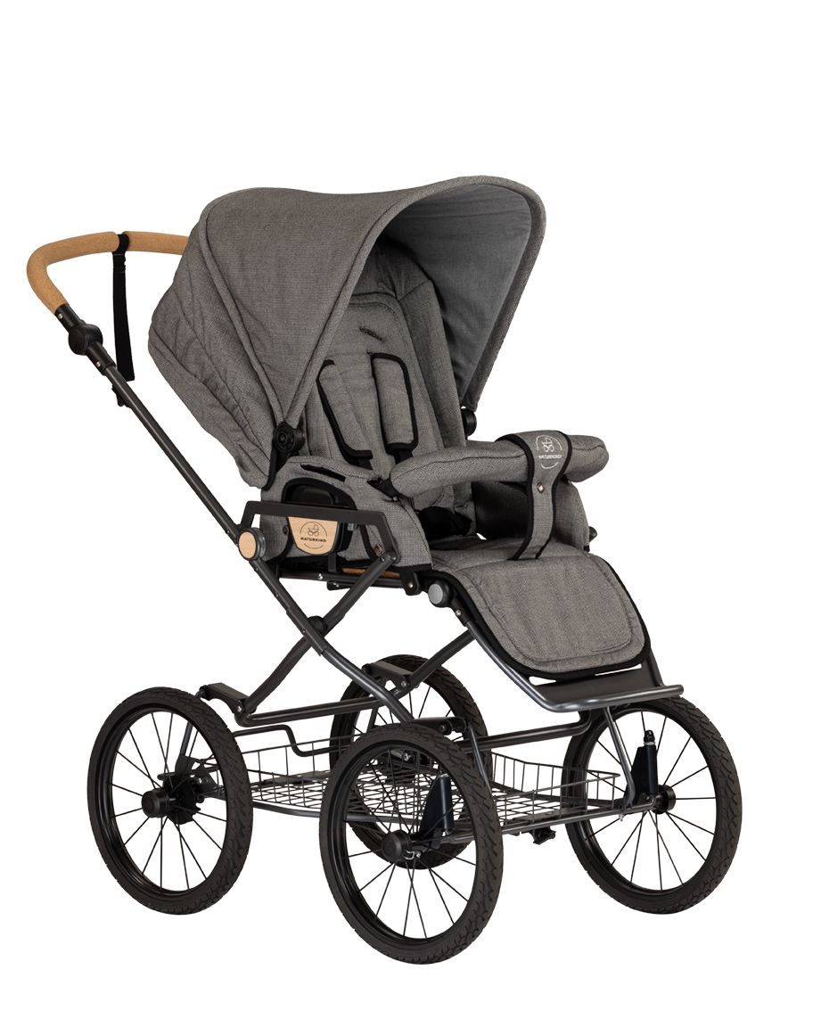 Naturkind Klapvogn IDA - Tulum (grå mønster)