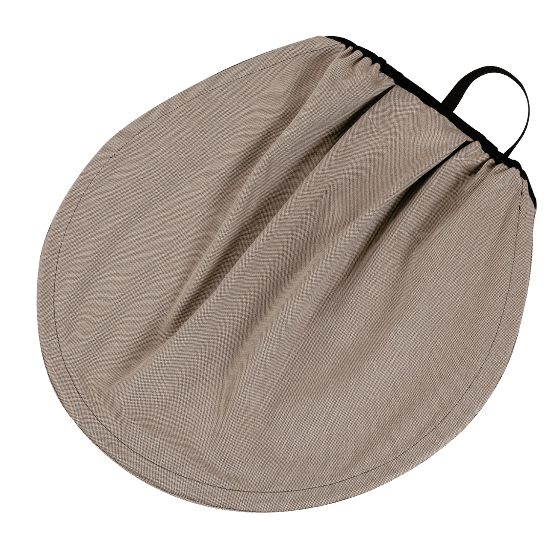 Naturkind solskærm i 100% økologisk bomuld - Sand (beige mønster)