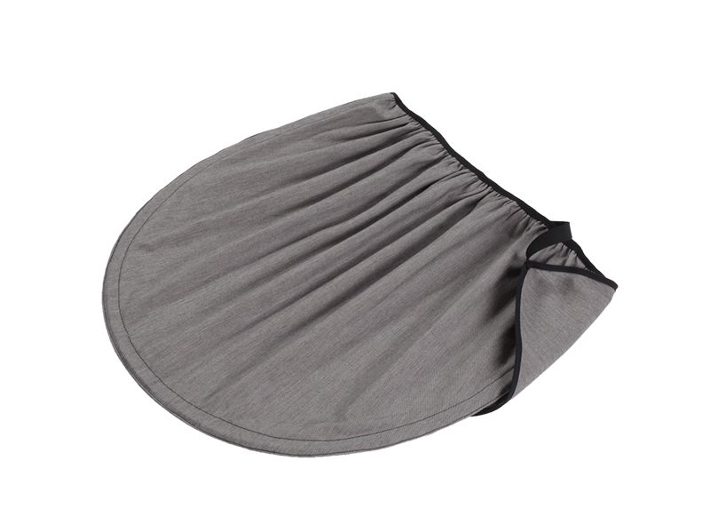 Naturkind solskærm i 100% økologisk bomuld - Siebenschläfer (grå meleret)