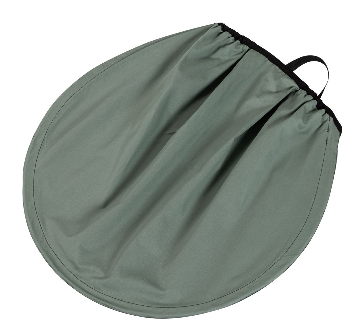 Naturkind solskærm i 100% økologisk bomuld - Jade (støvet grøn)