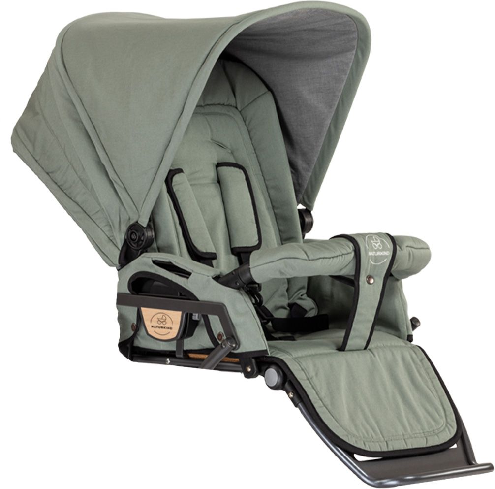 Naturkind Klapvognssæde - Jade (støvet grøn)