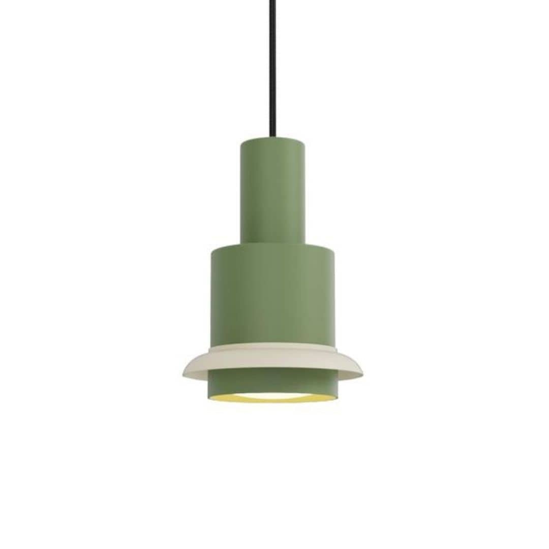 Chaumont Ø19 pendel - Grøn/hvid - DCW éditions