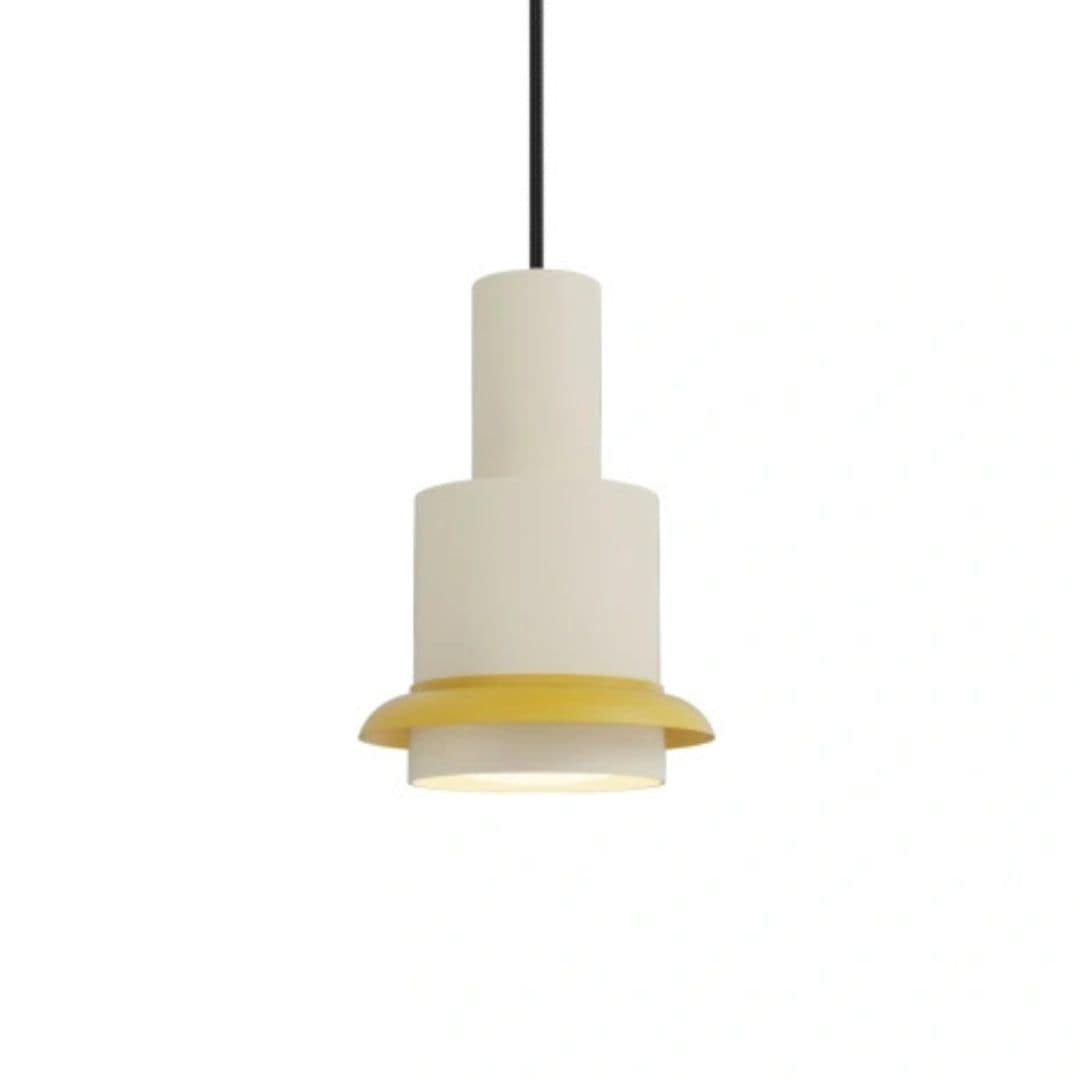 Chaumont Ø19 pendel - Hvid/gul - DCW éditions