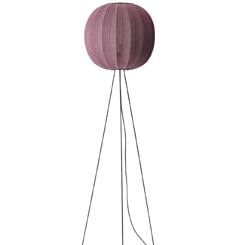 Knit-Wit 45 Round Gulvlampe High Burgundy Rød - Made by Hand