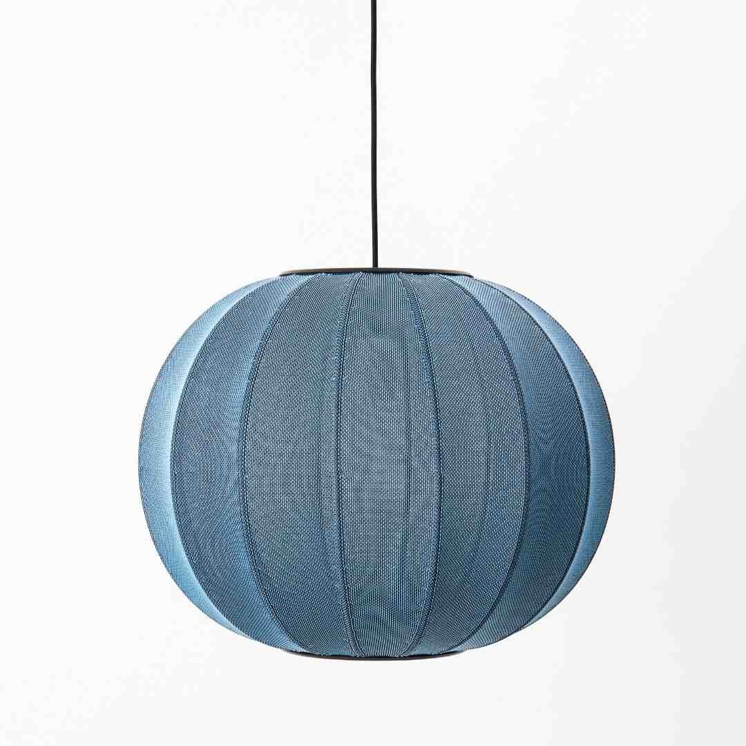 Knit-Wit 45 Round Pendel Blå - Made by Hand