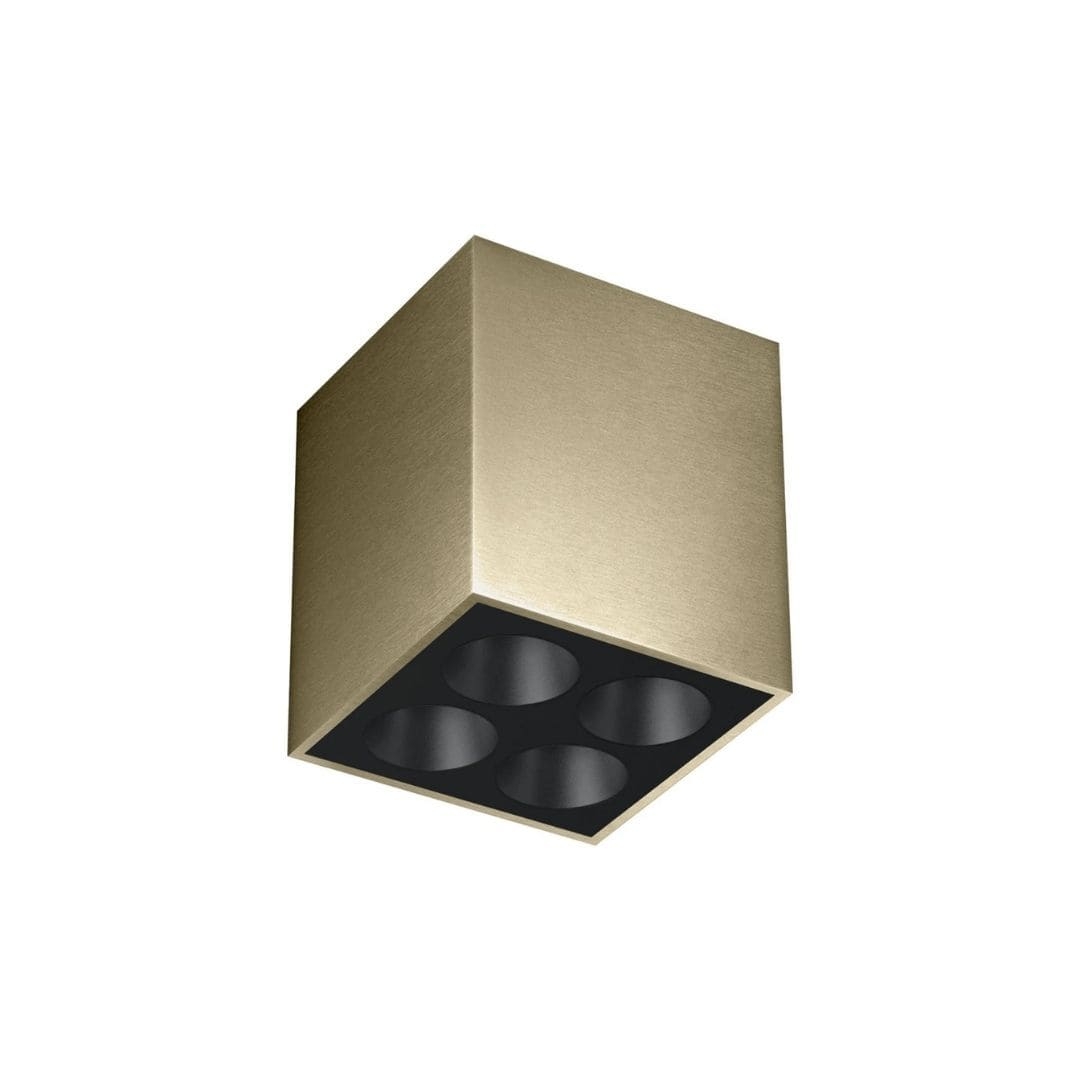 Light Shadow Surface 4 Spots Square Optic Medium Bronze/Sort - Flos