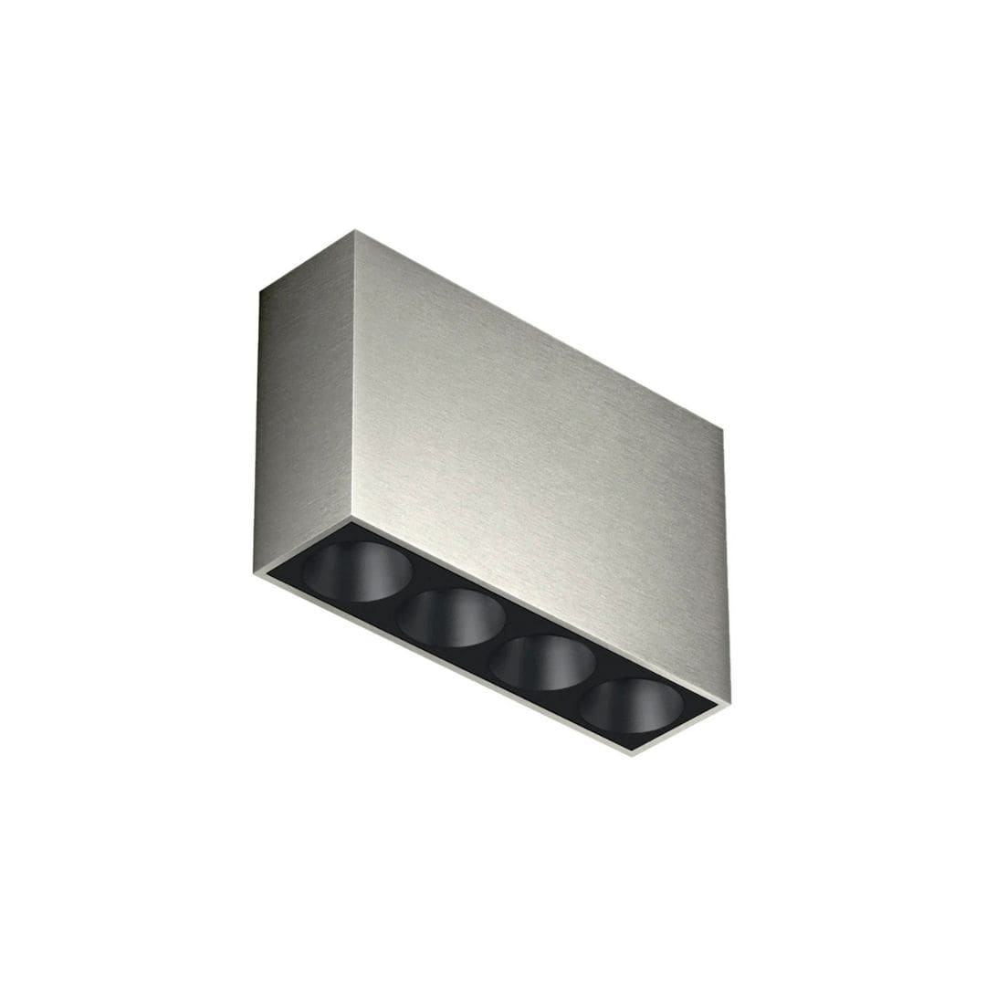 Light Shadow Surface 4 Spots Optic Flood Stål/Sort - Flos