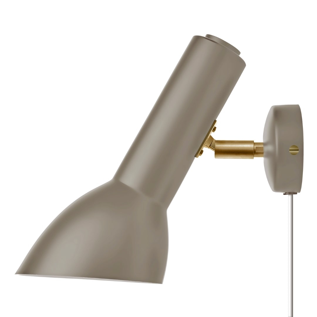 Oblique Messing Væglampe Sand - CPH Lighting