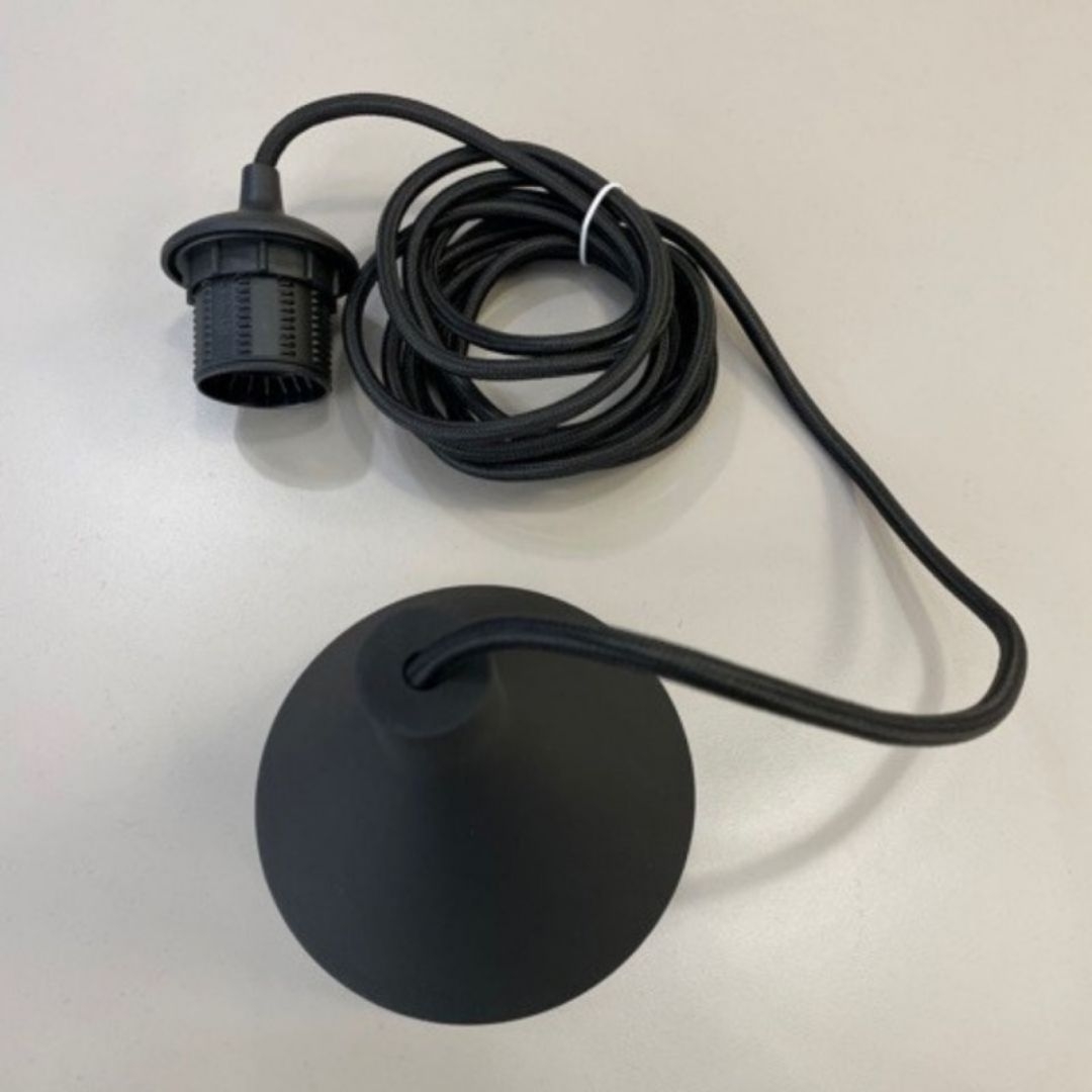 Ophæng m/ 3 M Sort Ledning - Så længe lager haves - Secto Design