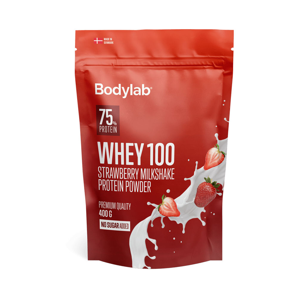 Bodylab Whey 100 Proteinpulver Strawberry Milkshake (400g)