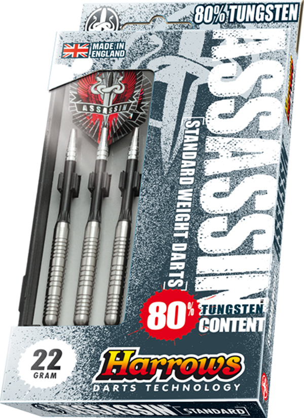 Harrows Assassin 80% Tungsten Steeltip Dartpile 22g