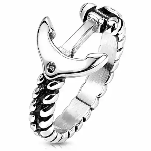 Ankerring i rustfri stål.