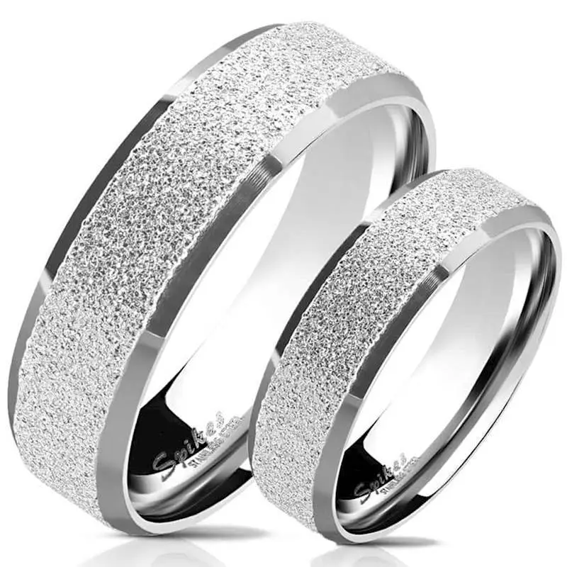 "Haley" Forlovelsesringe Steel