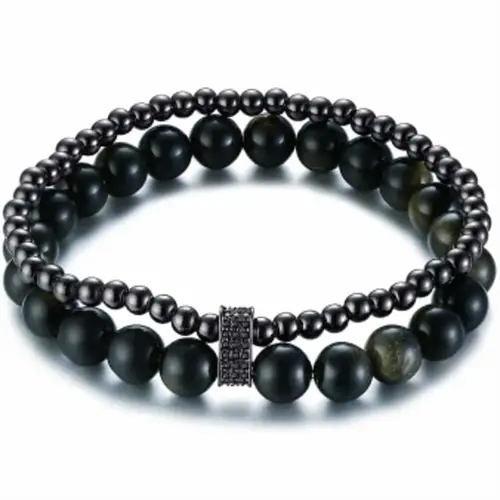 Yale perlearmbånd dobbelt