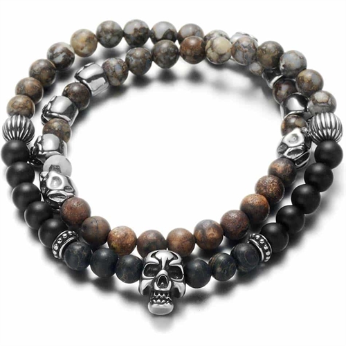 Luxpearl armbånd med naturperler.