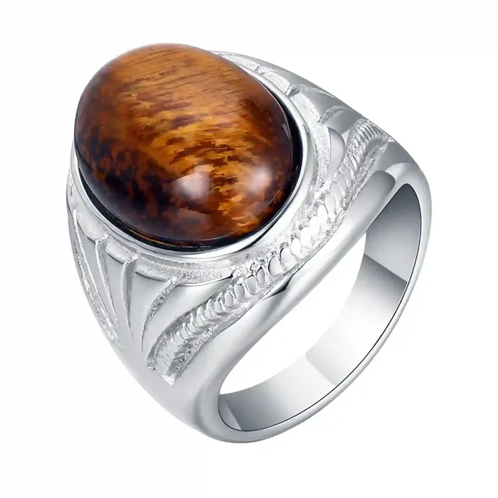 Tigereye herrering i stål