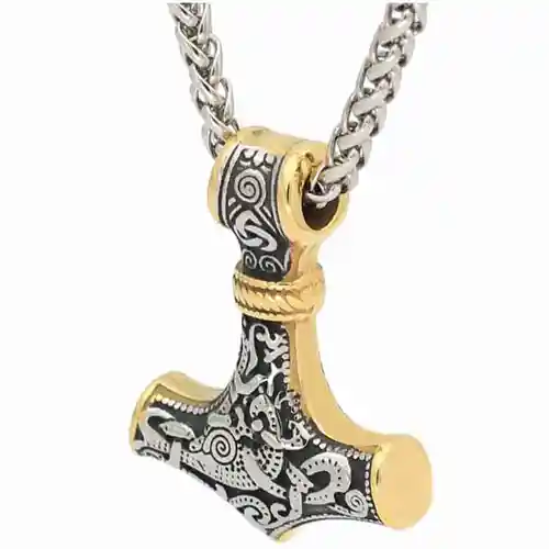 Thorshammer forgyldt stål