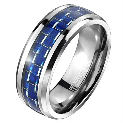 Titan Blue Fiber herrering / Titanium