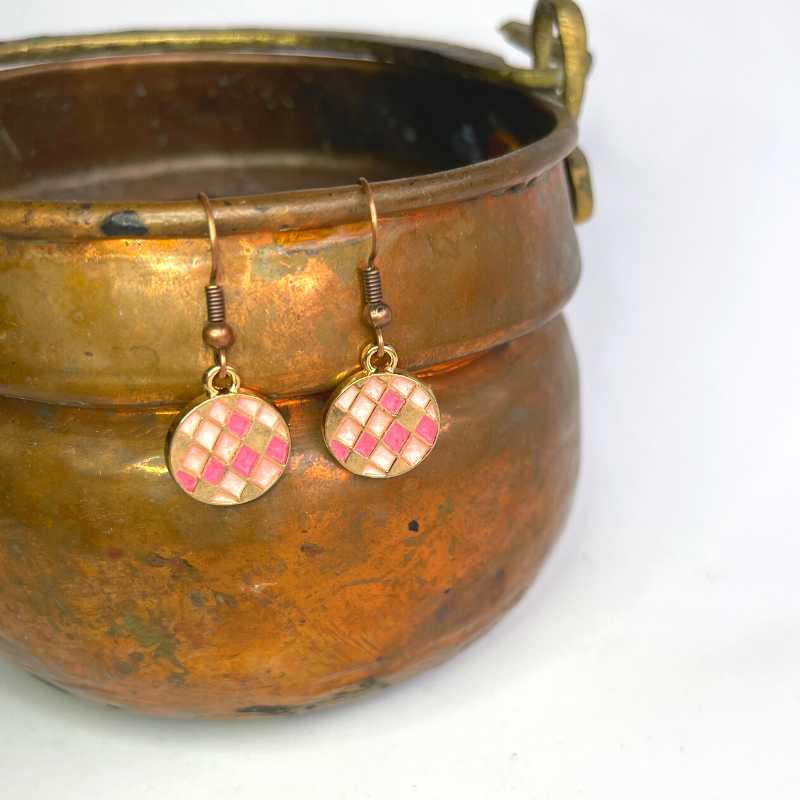 Øreringe Pink Harlekin