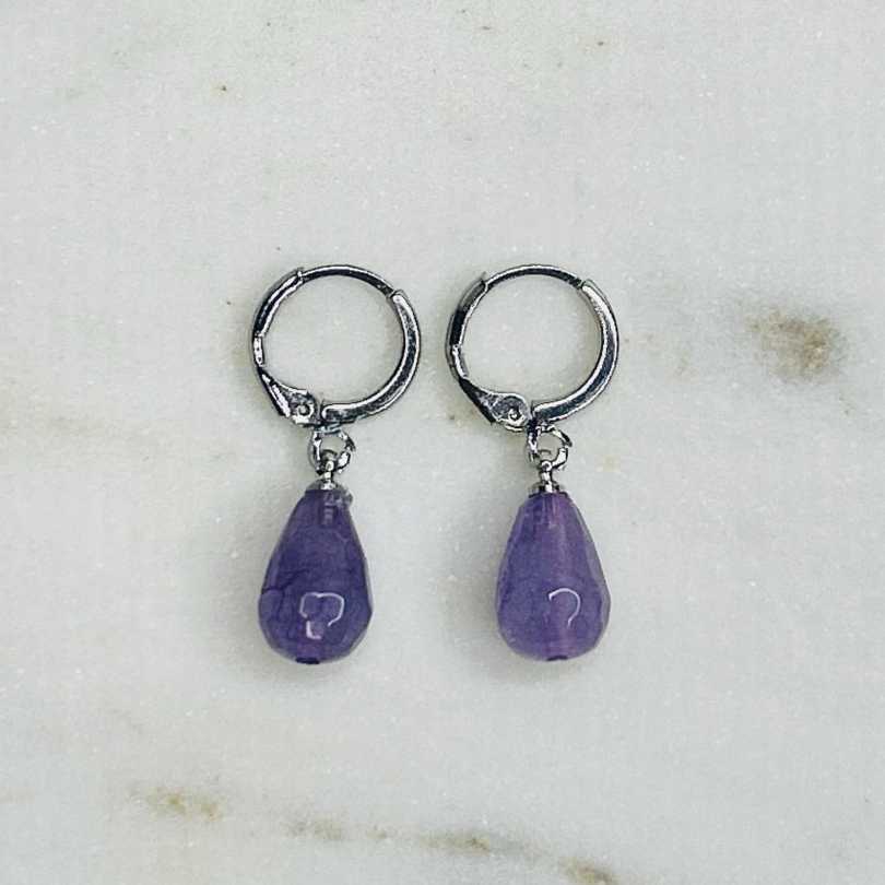 Lilladråbe Elegance Øreringe