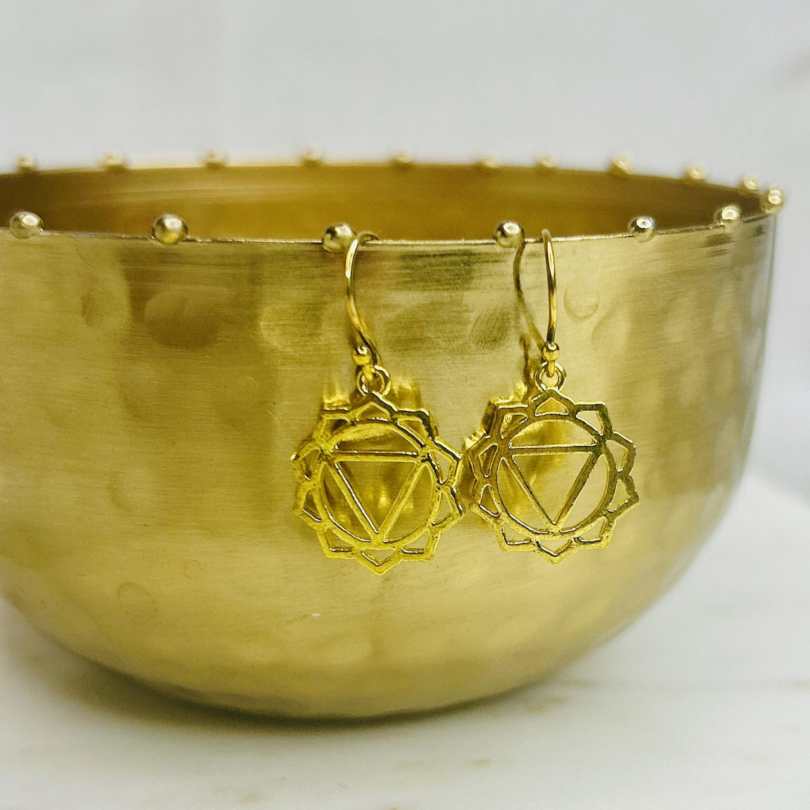 Manipura Chakra Øreringe