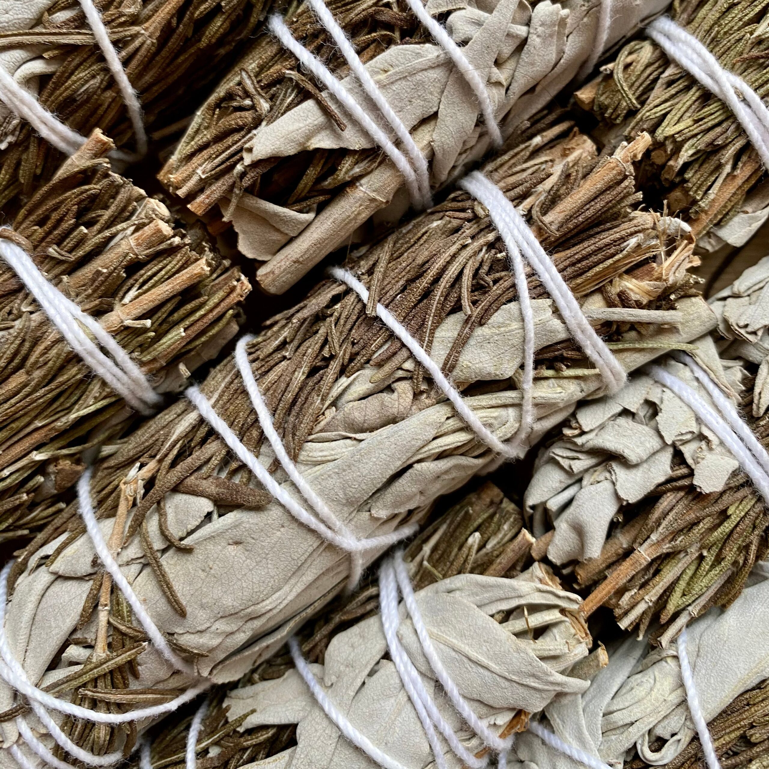 Hvid Salvie og Rosmarin Smudge stick