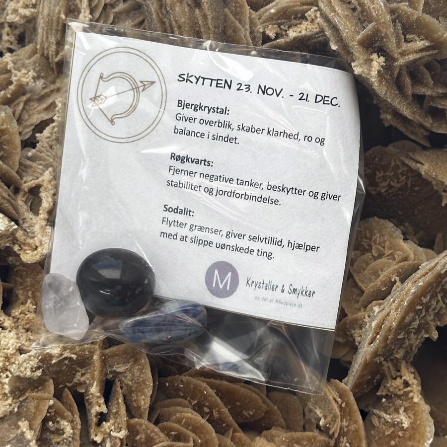 Stjernetegn krystalsæt - Skytten