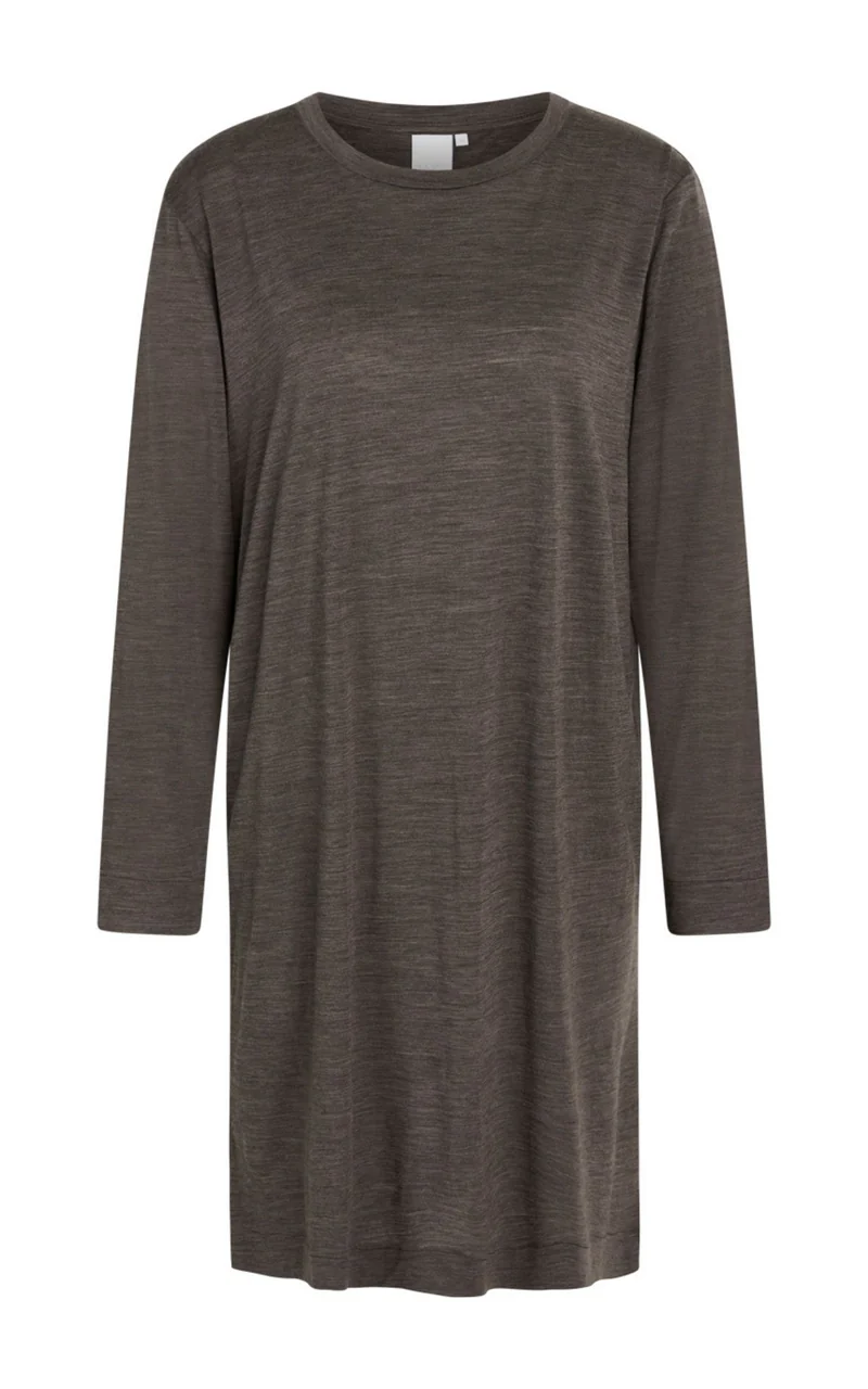 Marcia Dress. Pavement Melange