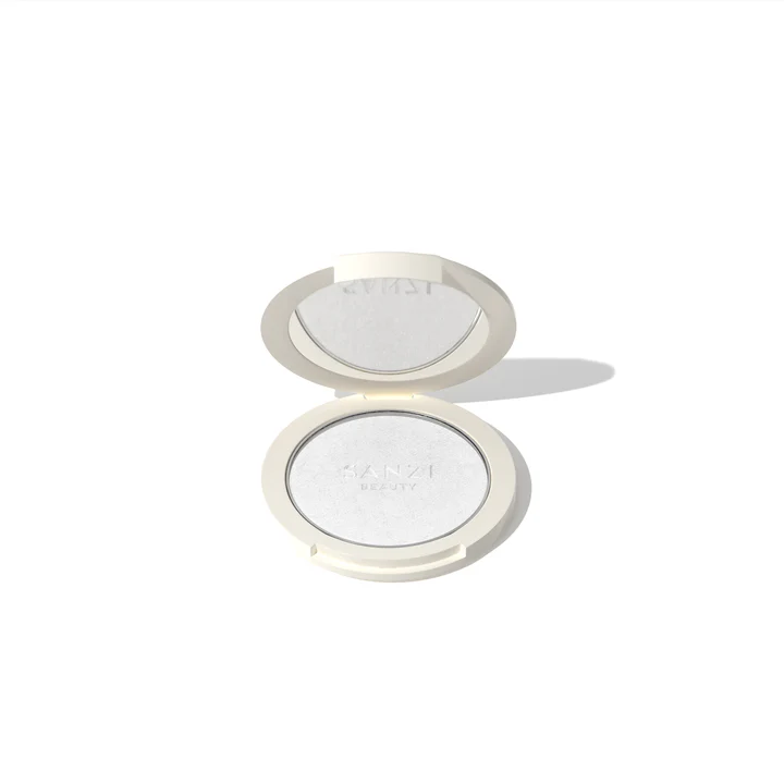 SANZI BEAUTY - POWDER HIGHLIGHTER - PEARLY SILVER