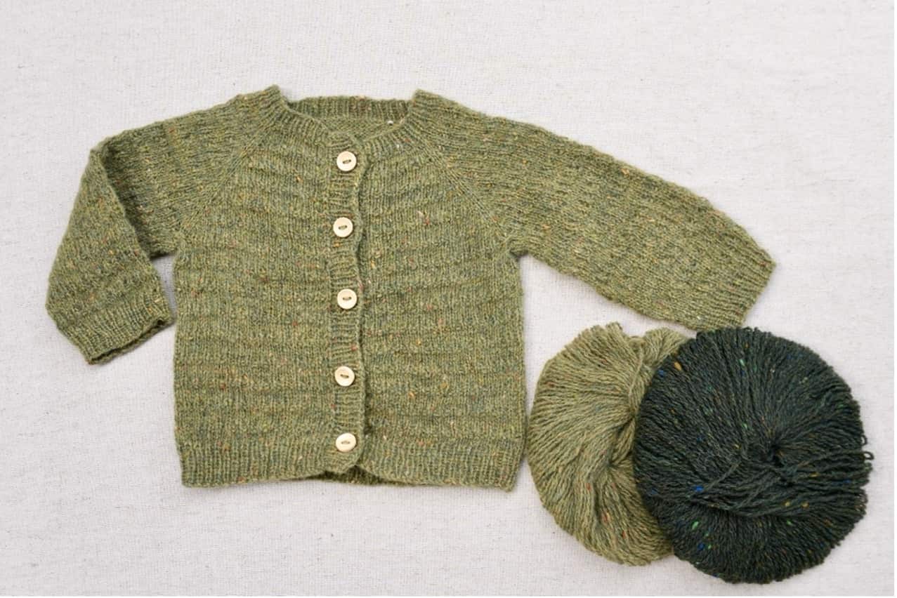 Let og lun cardigan Str. 0 - 24 mdr.